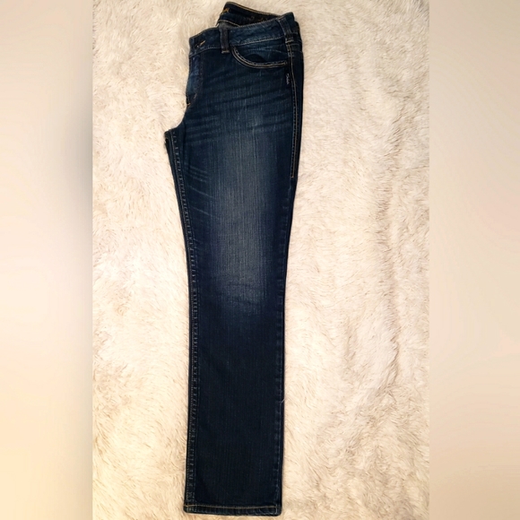 Silver Jeans Women's Denim Blue Straight Leg Suki Slim Jeans Sz:31/30 - Picture 4 of 8